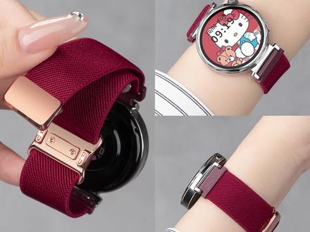 表带 适用gt6/5表带女款gt4手表带watchgt5/4/3pro尼龙编织表带夏#表带 #华为gt6表带 #尼龙表带 #编织表带 #华为表带