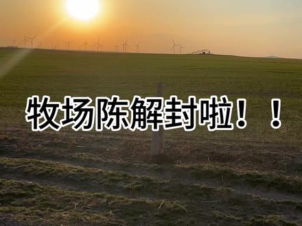牧场真解封了? 都多久没回家了 报个数