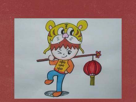 简笔画挂灯笼#简笔画#画画#过年#绘画教程