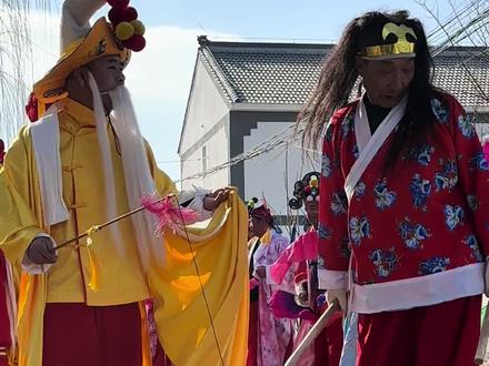 2026年2月14日 上磨村高跷表演