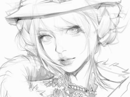 如何画出帅气的线稿呢#绘画教程 #线稿 #草稿流 #画画 #板绘