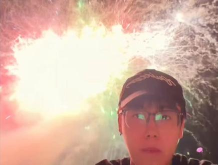 陈泽放烟花纯享直播录屏 祝大家新年快乐#陈泽 #直播录屏回放