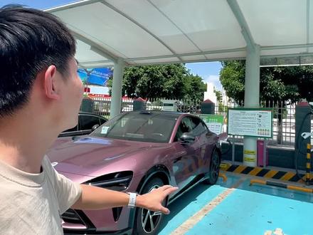 小米YU7第一次充电,这个速度咋样 #小米 #小米YU7