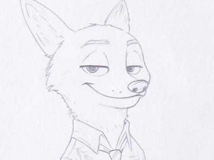 #创作者中心 #创作灵感 #手绘 #每日一画 #尼克狐尼克 疯狂动物城尼克来喽!