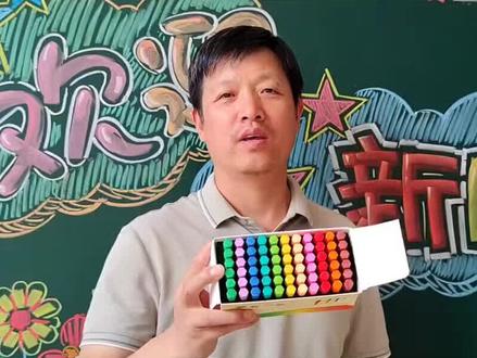 又是一年开学时,迎新同学黑板报#粉笔画