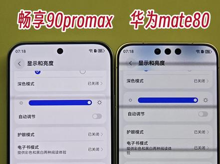 华为畅享90 Pro Max与Mate80 屏幕及频闪屏闪表现对比#畅享90promax #mate80 #鸿蒙6 #华为畅享90promax