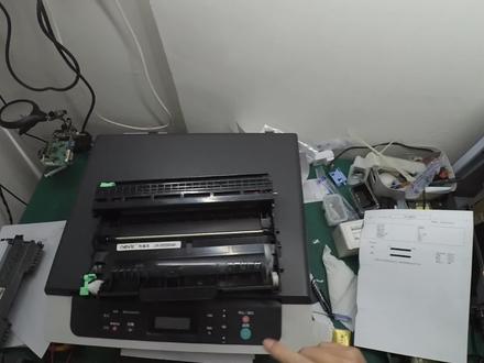 兄弟打印机换鼓芯原来如此简单