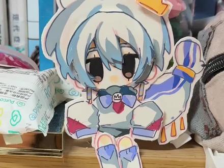 陪伴型纸片人教程#教程 #手工教程