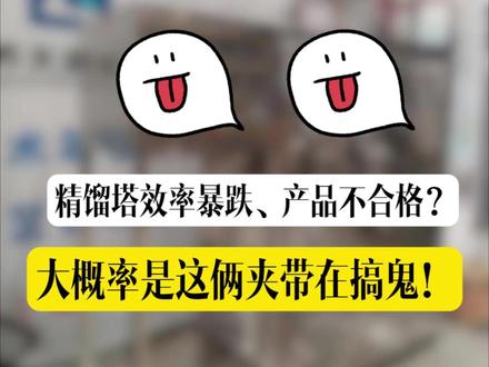 精馏塔效率暴跌、产品不合格?大概率是这俩夹带在搞鬼! #萃取精馏设备 #EP级精馏提纯设备 #精馏实验设备