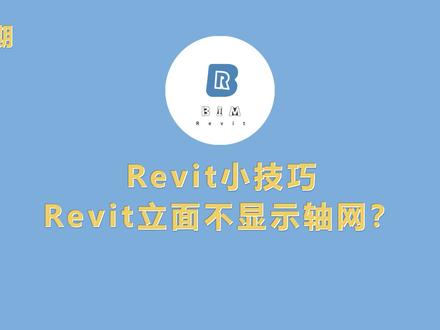 第六期:Revit立面不显示轴网? #BIM #Revit #建模