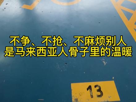 不争,不抢,不麻烦别人是马来西亚人骨子里的温柔 #感动瞬间 #骨子里的温柔 #出国经历 #学习英语#fyp