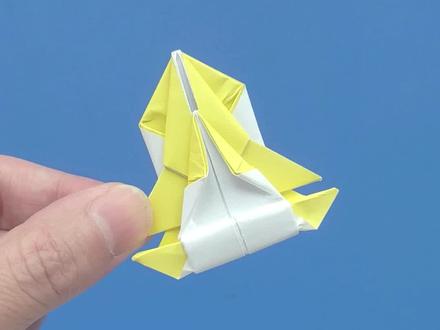 能跳跃的赛车折法教程,好玩的弹跳汽车#折纸 #手工 #手工折纸 #手工玩具 #折纸教程