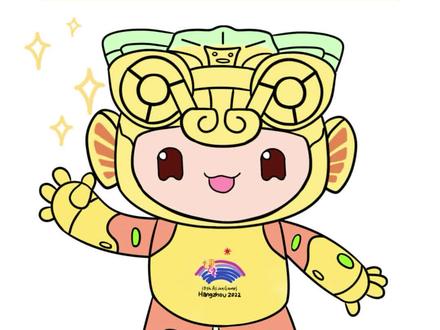 杭州亚运会吉祥物琮琮简笔画绘画#简笔画 #一起学画画 #亚运会吉祥物 #琮琮