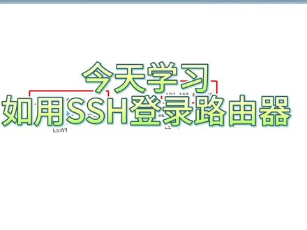 #创作灵感 #知识 #每天学习一点点 #一分钟干货教学 #网络工程师 用SSH登录路由器,安全可靠!再也不用担心被抓取密码了