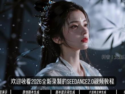 一口气彻底掌握即梦AI,零基础学会Seedance2.0 #AI #AI教程 #即梦AI #跟着抖音学A #AI视频