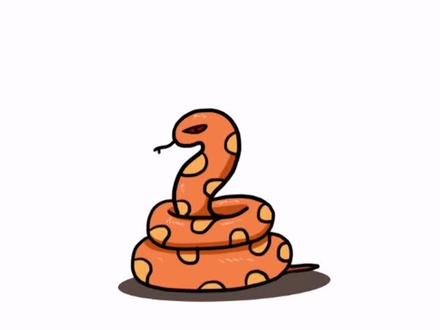 小时候最怕的就是蛇了,现在刚好是蛇出没的季节,来一条蛇简笔画吧#简笔画 #蛇 #儿童画