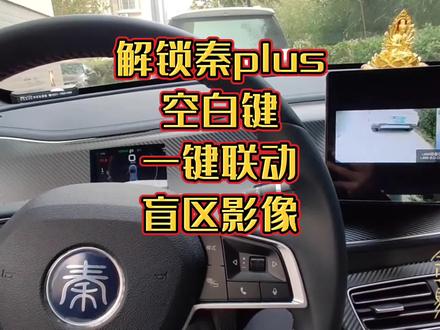 解锁秦plus空白键,一键联动盲区摄像头。#自动化 #改装 #比亚迪