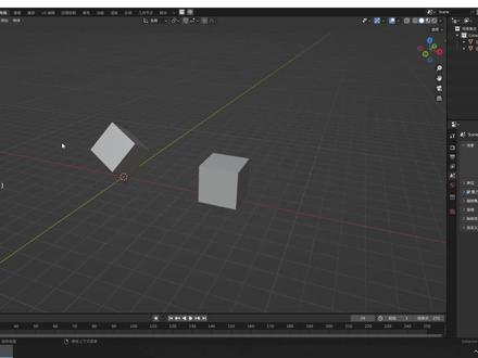 Blender游标对齐3D游标定位建模常用技巧 #教程 #技巧 #blender建模 #三维建模