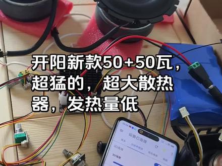 #喇叭音响系统 #音响发烧友 #音响设备 #diy音响,#重低音@开阳功放 是真的猛,功率远超50瓦