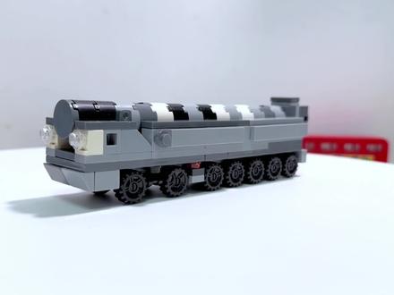 教大家用几块积木搭建一辆洲际导弹发射车#乐高moc #积木 #积木搭建 #拼装模型 #玩积木的王子