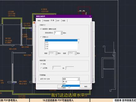 PDF转CAD(高低版本区别) #cad教程 #cad教学
