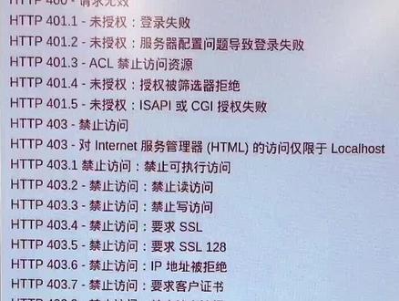 程序员经常遇见的错误解析