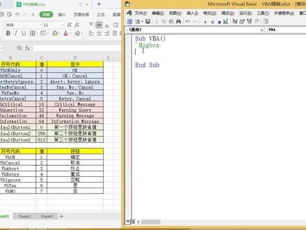 Msgbox,VBA最常见代码,用弹窗征服办公室 #职场