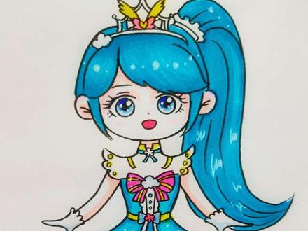 画奇妙萌可乐美变身正义公主 #乐美公主 #奇妙萌可 #画乐美公主 #画奇妙萌可 #乐美公主简笔画