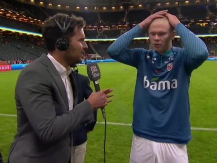 哈兰德谈队友造点 #欧国联 #哈兰德 #曼城