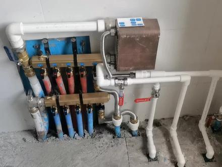 好韩国东一过水热换热器,地暖用户应用,效果完美!#附近的人 #潍坊 #更换分水器 #地暖清洗