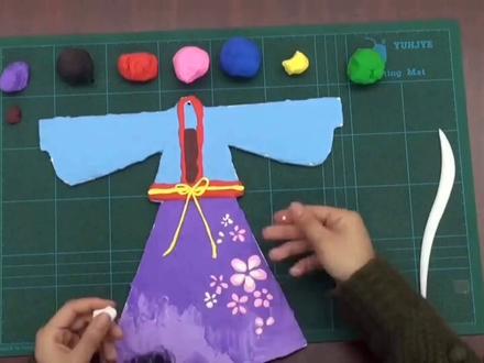 20分钟剪成20秒,去年做的粘土汉服教程。