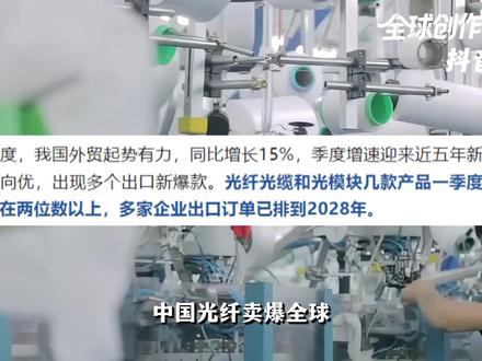 中国特种光纤涨价十倍,仍旧卖爆全球!它凭什么征服海外? #全球创作者计划 #零基础看懂全球