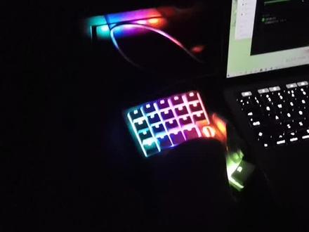 #键盘侠 雷蛇塔洛斯魔蝎蹦迪之舞👽