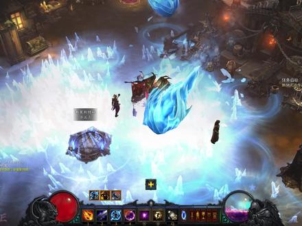 暗黑破坏神3,新赛季,这玩意感觉现在很好刷啊 #游戏精彩时刻 #暗黑破坏神3 #虹光 #彩虹剑 #幻化