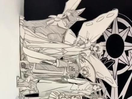 致敬初代萌王《百变小樱》#漫画 #动画 #百变小樱 #纸漫画 #绘画