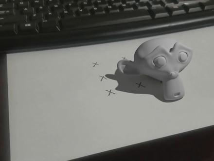 如何使用Blender的相机追踪进行实景合成 #blender教程 #相机追踪 #合成动画