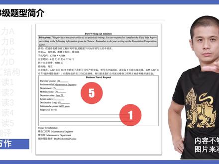 英语B级小白扫盲-英语B级考什么?(下)