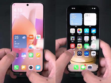 澎湃OS动画流畅度对比iOS17,谁赢了?#数码科技 #小米14 #小米14pro
