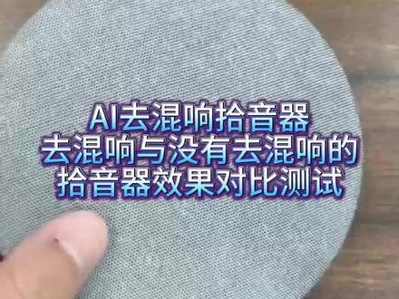 AI去混响拾音器去混响与没有去混响的拾音器效果对比测试#拾音器 #拾音器安装 #拾音器推荐 #安防监控工程 #弱电施工