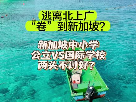逃离北上广,来到新加坡,结果发现更“卷”?这是真的吗?(三)
新加坡低龄留学,政府学校VS国际学校,两头都想要,啥也得不到?
#新加坡 #留学 #移民 #移民新加坡 #低龄留学