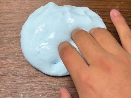原来做泥可以不用放胶水 #史莱姆 #起泡胶 #解压 #手工 #手工diy