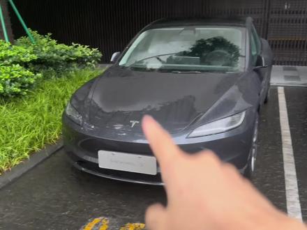 偶遇新款特斯拉model3 标配HW4.0了 #model3改款 #model3