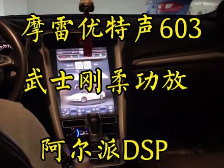 #摩雷优特声 分频点设置 #阿尔派DSP#武士刚柔 加装DSP电容 如何调音调延时相位