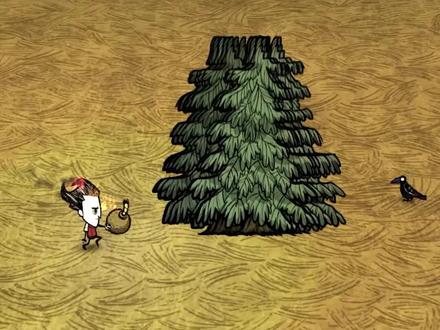 你知道玩饥荒如何快速获得木头吗? #饥荒