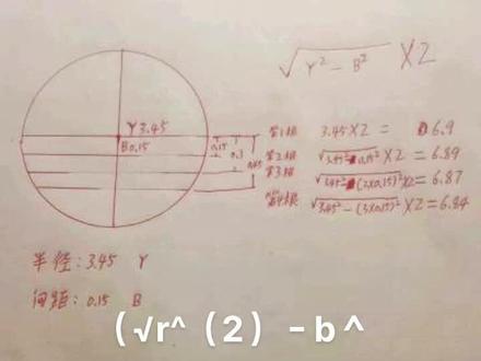 圆的钢筋缩尺计算工式#知识分享