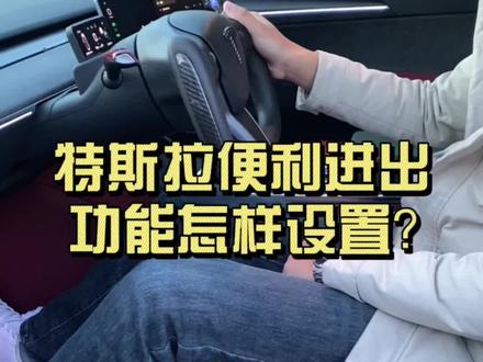 特斯拉很实用的功能 教你怎么设置#特斯拉#用车技巧#modely #特斯拉便利进出