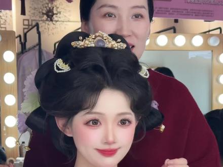 📷西安汉服/唐风少女妆造✨💕#西安汉服妆造推荐 #西安汉服妆造 #西安汉服约拍 #唐风少女妆造 #白月清川汉服体验馆