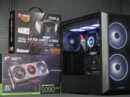 全网首个微星X870E unify+5090Dv2整机开车 数浪DIY电脑专营店
全网首个微星X870E unify+5090Dv2ADOC整机开车
本店618活动正式开始啦~
详细配置:
锐龙R7-9800X3D(散片)
微星X870E UNIFY-X MAX 暗影WiFi
阿斯加特海姆达尔32G 6000 16Gx2 C28 Adie 黑色
致态TiPlus7100 1TB NVMe M2 Pcie4.0
七彩虹RTX5090DV2 24G ADOC
联立鬼斧216 ATX风道机箱 ARGB 黑色
联力SX1200P 白金牌全模组电源黑色 编织线
酷冷至尊龙隐二代 ARGB 360水冷 黑色
券前价格:29599,非偏远地区顺丰包邮
海景房外观升级包(联系客服补差价400):
机箱升级:乔思伯X400 框架海景房机箱 深空灰
散热升级:钛钽LG600 3.95英寸IPS屏显 360水冷 黑色
风扇升级:乔思伯ZA360 一体式机箱风扇黑色×2
乔思伯ZA240 一体式机箱风扇黑色×1
整机店保三年,显卡不拆封发货,配件官方直供,全新正品
整机包理线,包调试,包装系统,所有配件盒子一并发出
支持定制,支持换配,支持升级,支持散件发货
如果需要定制主机或者更换配件可以直接联系我们的客服哦=3=
大家有任何想看的内容或者关于装机diy问题可以发在评论区,或者后台私信我
很感谢大家对我们的支持信任,我们会努力做得更好哒~
#X870E #RTX5090DV2 #配置推荐 #diy电脑 #全网首发