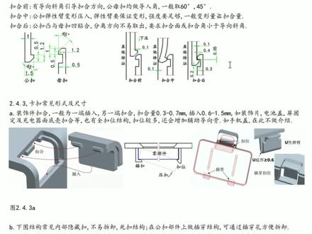 工程师必懂的卡扣设计#proe #工业设计 #产品设计 #工程师 #建模 #sw #ug #卡扣 #模具