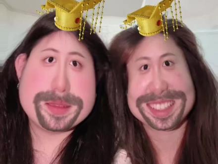 你就多余闭第一下眼#不睁眼挑战 #搞笑 #小说 #原耽